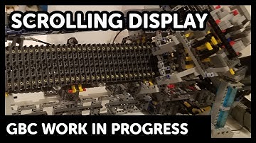 Lego GBC Scrolling Display (Early prototype)