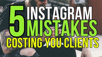 Stop Losing Clients | 5 Instagram Mistakes Tattoo Shops Make