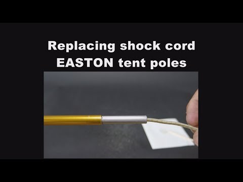 Replace EASTON tent pole shock cord