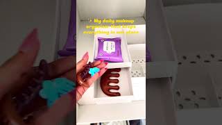 Daily Makeup Organizer ✨ Vanity Organization That Saves Time #viral #shorts