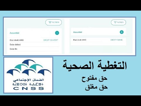  متى يكون الحق في التغطية الصحية مفتوح أو مغلق