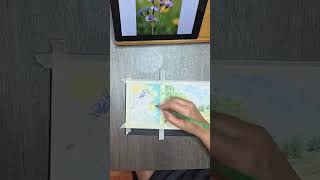 A few wildflowers. An afternoon with nowhere to be. #watercolor #watercolortutorial