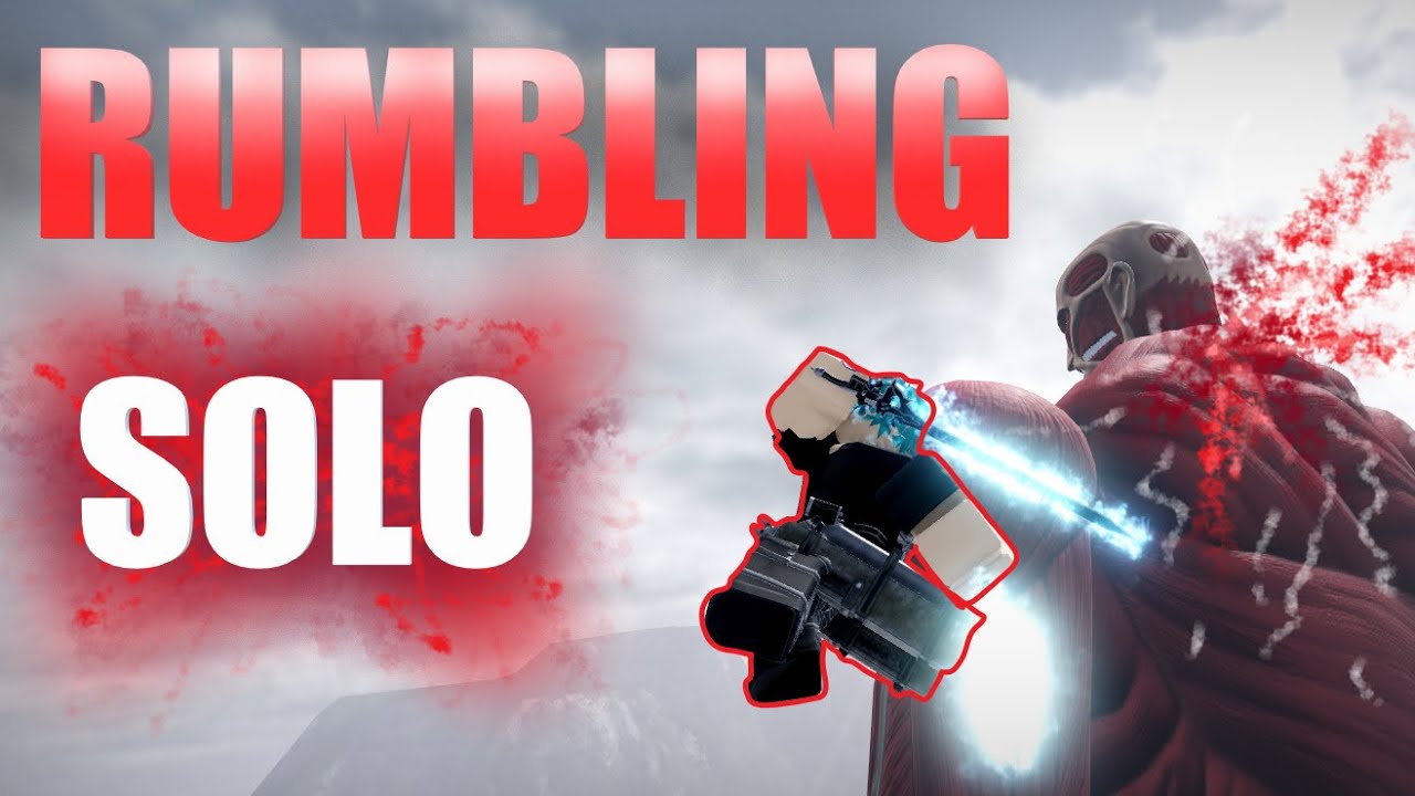 AOT Revolution - SOLOING THE RUMBLING (147 kills) - YouTube