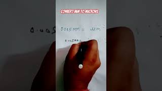 "How to Convert Millimeters to Microns | Easy Trick in Hindi | MM to Micron"