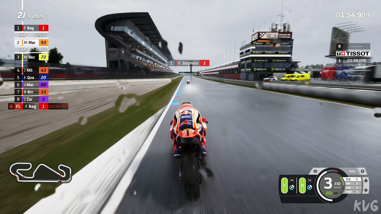 MotoGP 23 - Rain Gameplay (PC UHD) 4K60FPS