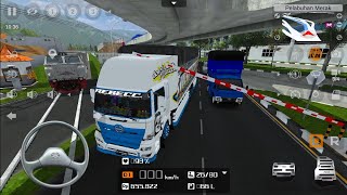 Hino 500 Tronton Kejepit Palang Pintu Kereta ~ Bus Simulator Indonesia