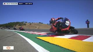 Mission King Of The Baggers Race 1 at Laguna Seca 2025 - HIGHLIGHTS | MotoAmerica