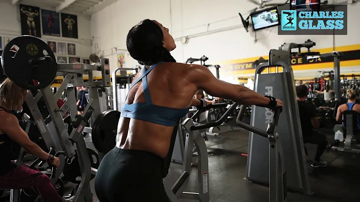 Renee Porter IFBB Figure Pro training with Charles...