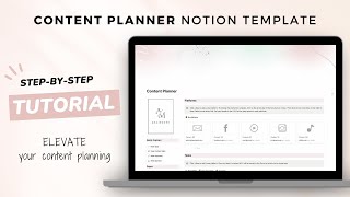 Content Planner Notion Template | Step-by-step tutorial