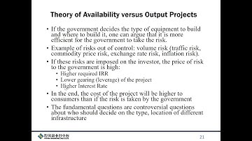 Project Finance Lecture - Part 1