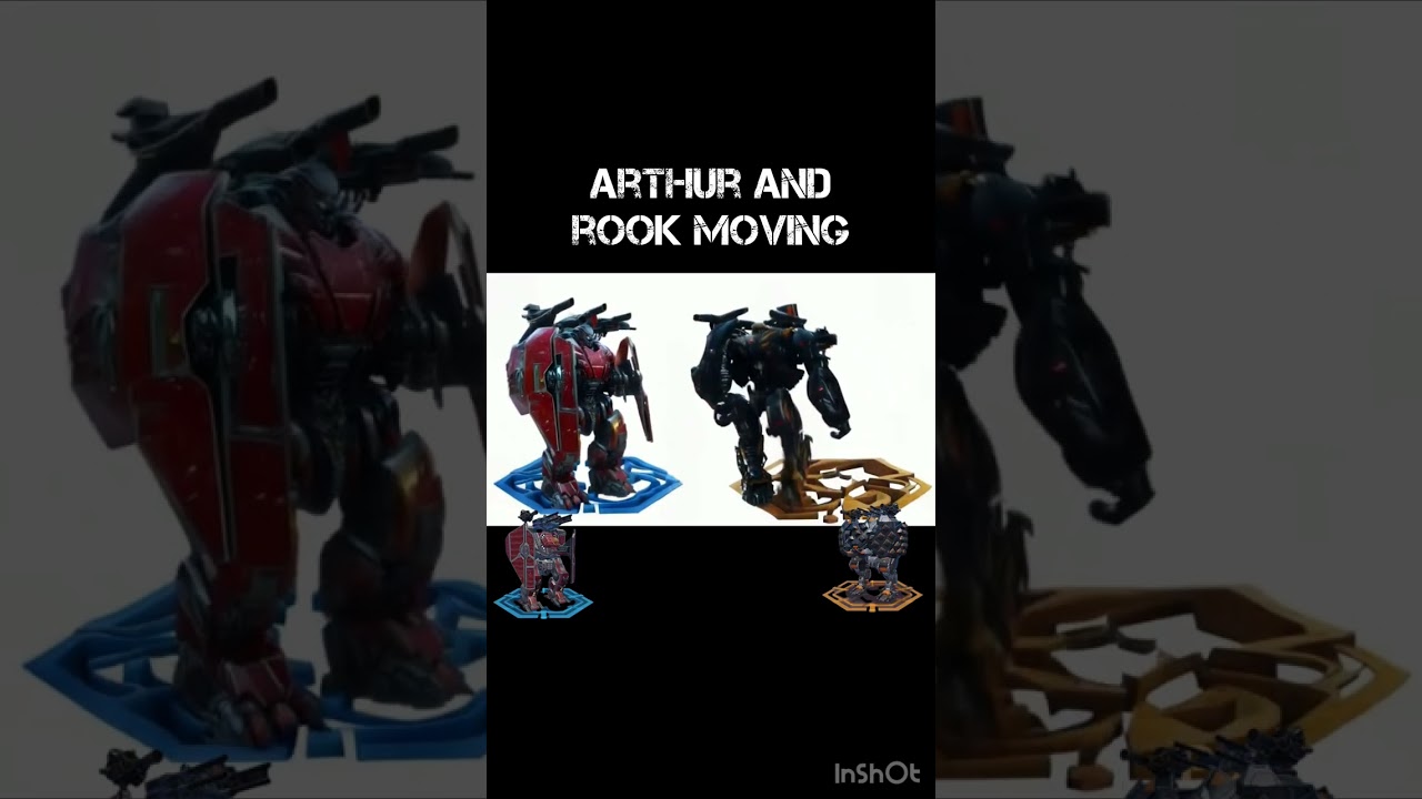 War robots titan Arthur and Rook moving [WR]