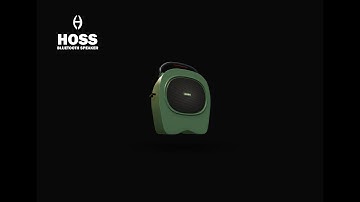 HOSS Bluetooth Speaker 3D Animation Video | Maya
