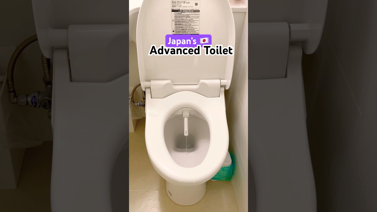 Усовершенствованный японский туалет | Полностью автоматизирован | Руки не нужны 