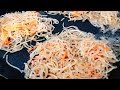 부산에서만 먹을 수 있는 계란만두 / egg + Japchae(korean glass noodles stir fry) / korean street food