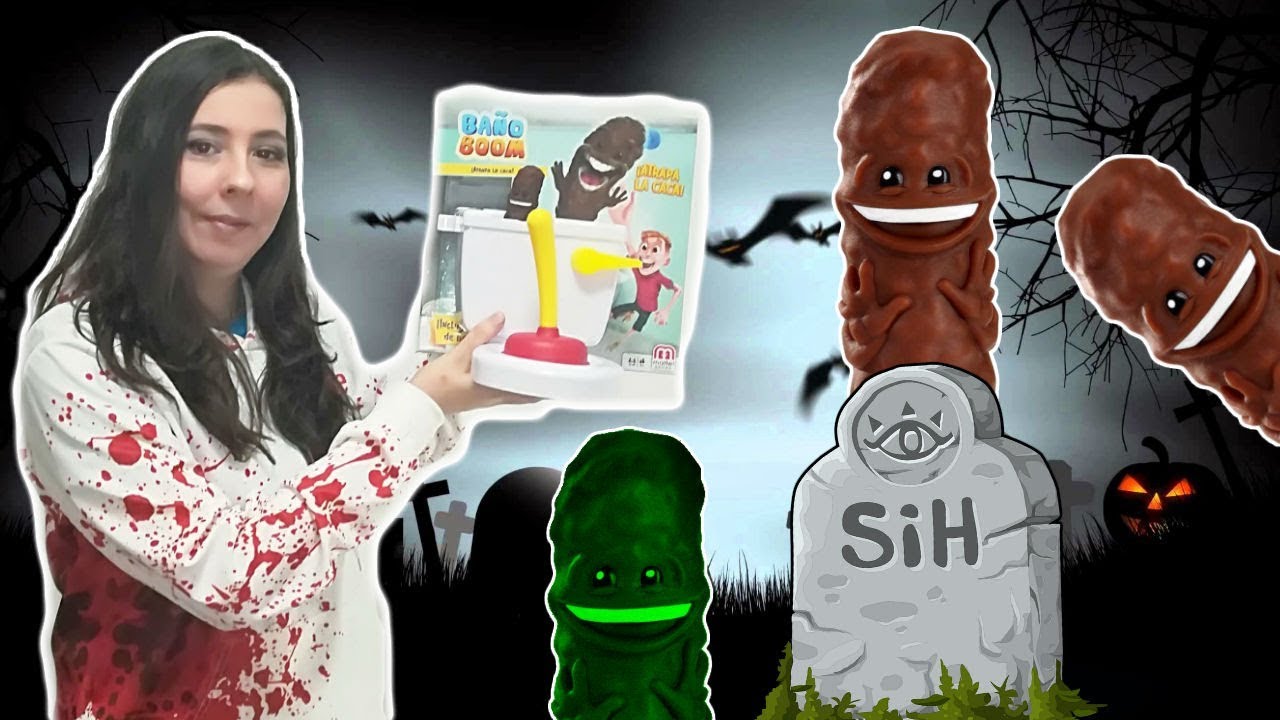 🤣¡ATRAPA LA CACA! 💩Baño Boom Mattel Games juego de mesa divertido