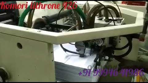 Komori lithrone 426 four colour offset printing machine