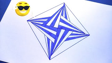 Daily Art Ideas / Drawing Very Easy Geometric Pattern Using Straight Lines