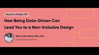 How Being Data-Driven Can Lead You to a Non-Inclusive Design