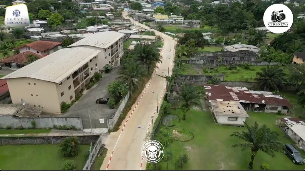 Travaux de réaménagement de voies secondaires en béton, la bretelle Okala -Factory (310m)