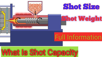 Explaination Of Shot Size|| Shot Weight And Shot Capacity Injection Molding Machine.