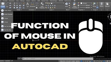 Function of Mouse in AutoCAD