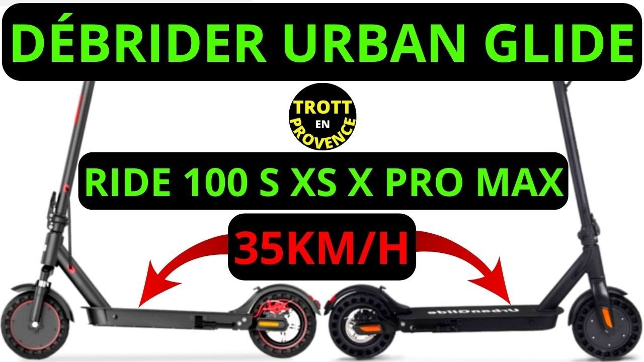 Trottinette électrique Urbanglide RIDE 62S - avec charge…