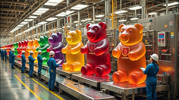 Inside the Modern HARIBO Factory: How Millions of Gummies Are Made Every Day Full Production Process