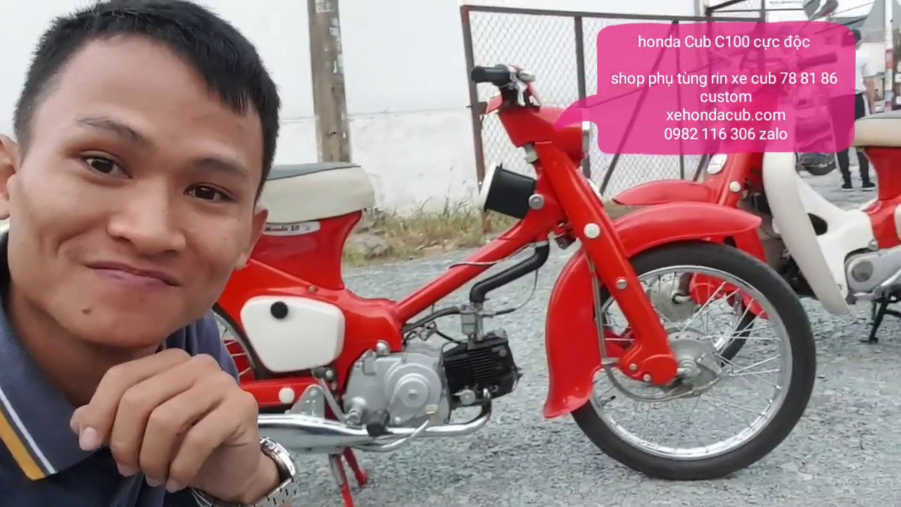 Ngắm Honda Super Cub C100 đời đầu cực zin tại Sài Gòn