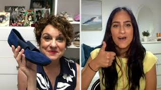 Camper Leather Ballet Flat - Right Nina on QVC