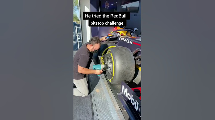 He Tried F1 Pit-stop Challenge