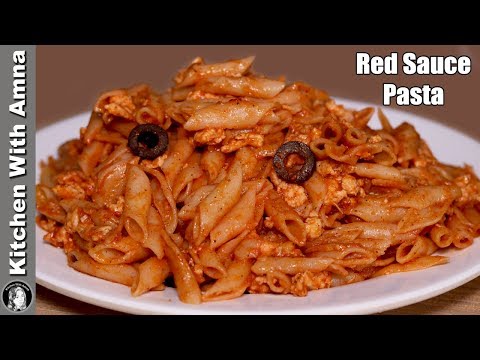 Red Sauce Pasta Recipe by Kitchen With Amna