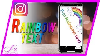 How to Make Rainbow Text on Instagram