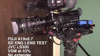 FUJI A19x8.7 SD ENG lens - B4 to M43 mount test video