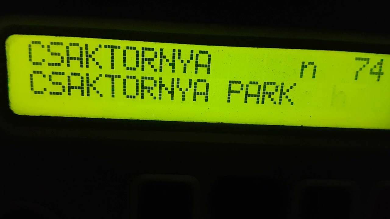 A 74-es Trolibusz eredeti régi FOK-GYEM-es bemondásai megállással.🙂