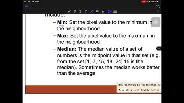 Spatial Filtering part 2 ( Min, Max and Median Filtering)
