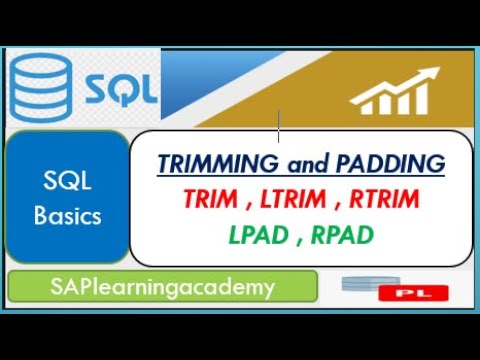 Βίντεο: Τι είναι το padding στην SQL;