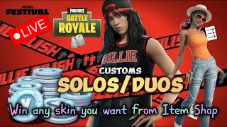 Fortnite Customs  *Win Any Skin From The Item Shop*