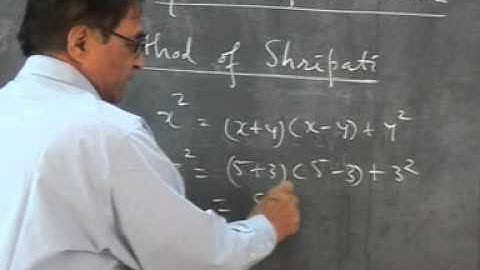 14 Vedic Maths Square Of A Number Bachubhai Raval Shripati Method