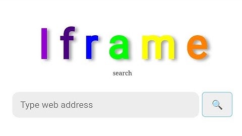 Iframe Search Engine - PHP Script