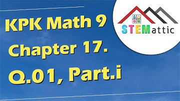 KPK Mathematics Chapter 17 Practical Geometry Triangles - Question 01 Part i