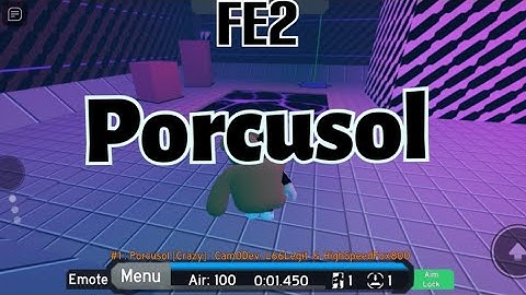 Porcusol [Crazy] | Cam0Dev, L66Legit & HighSpeedFox800 | Flood Escape 2 Map Test | Roblox