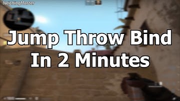 Jump throw bind CSGO with autoexec (2 STEPS ONLY) | Tutorial (+jumpthrow)