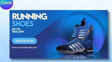 Ecommerce Product Banner Design with Canva | Advertising Banner Design -Product Commercial