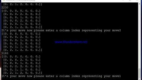 AI vs Player Connect-4 Demo