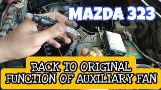 MAZDA 323, Back to original function of auxiliary fan