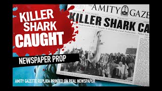 Jaws Amity Gazette "Killer Shark Caught" Newspaper