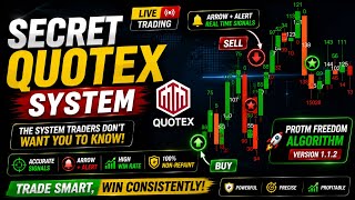 Secret Quotex Trading System 2026 Protm Freedom Algorithm Live Arrow Alert Signals
