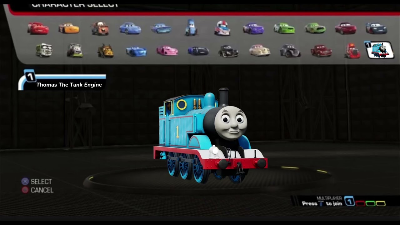What if Thomas The Tank Engine was playable in cars 3 driven to