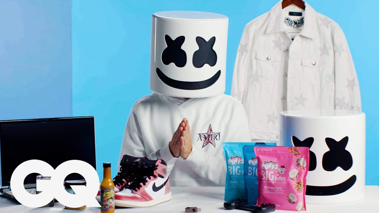 DJ Marshmello's 10 Essential Items | 10 Essentials | GQ JAPAN
