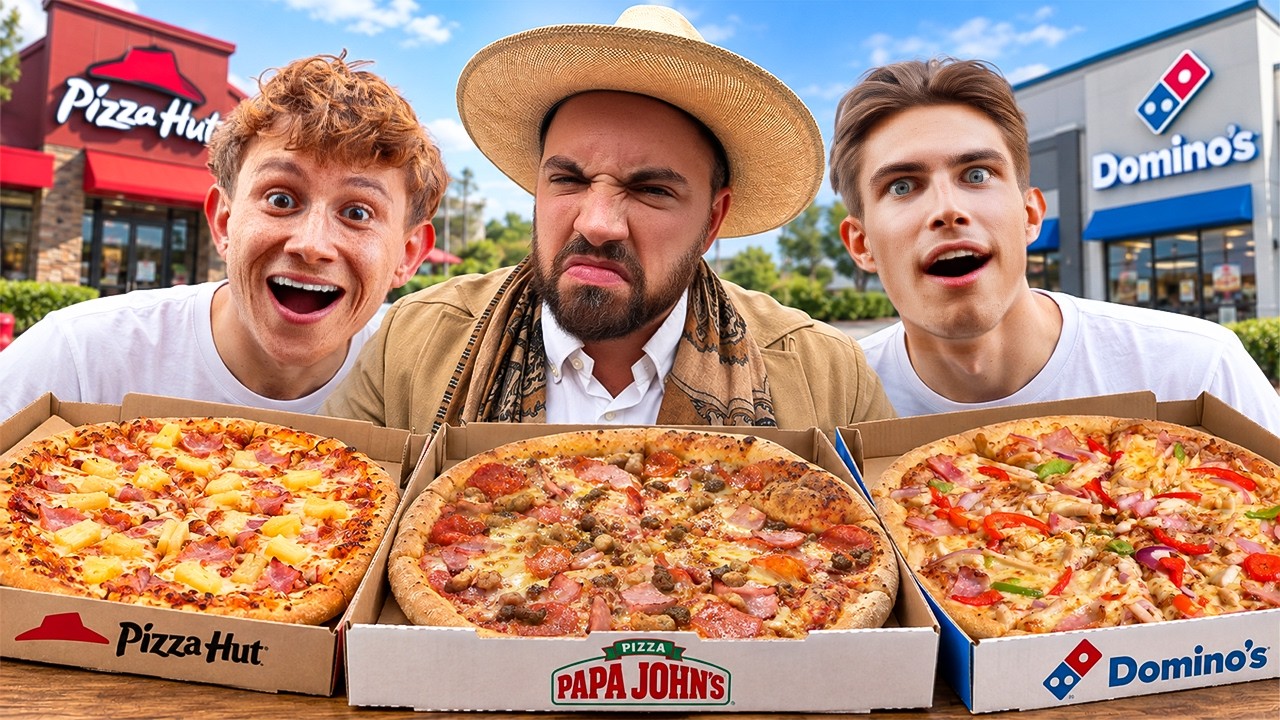 American Fast Food R Italian Chef Rates American Fast Food Pizza! - YouTube